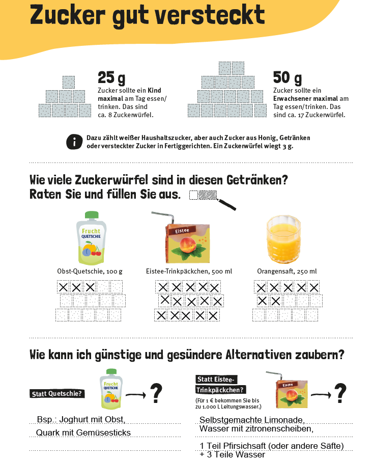 Arbeitsblatt mit Lösung